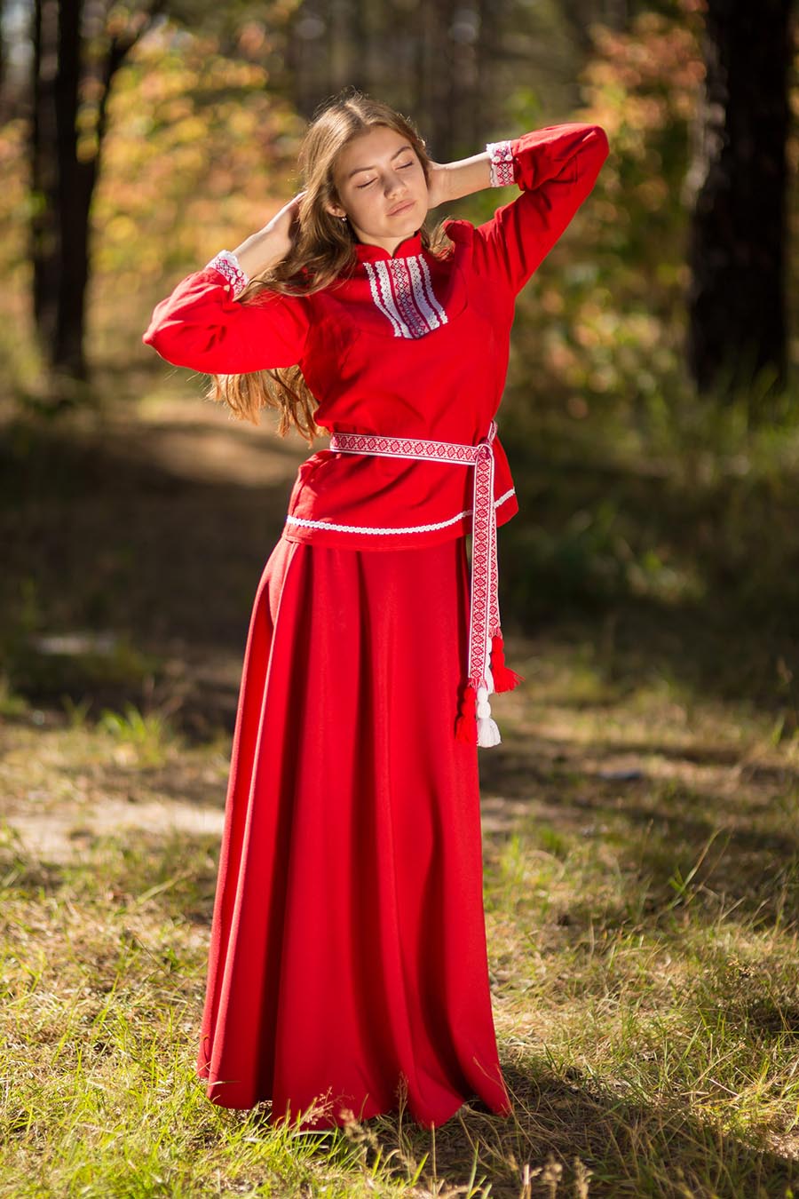 Underwear Women in Slavic costumes in Wuzhou